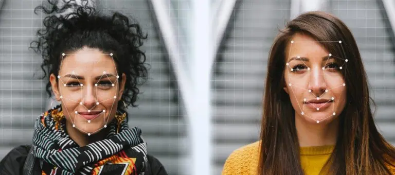 Face recognition of two women