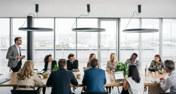 Group of people in a meeting