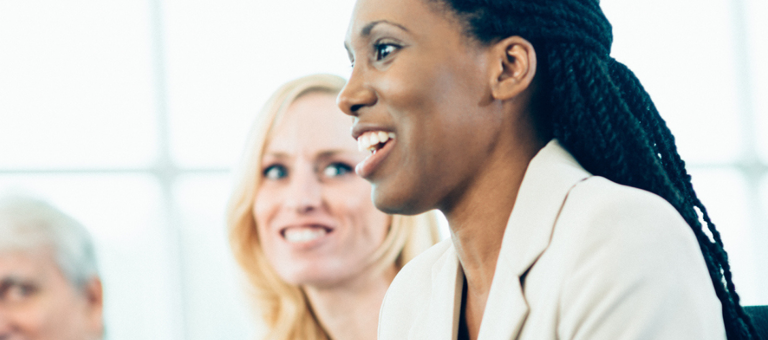 People in a business meeting