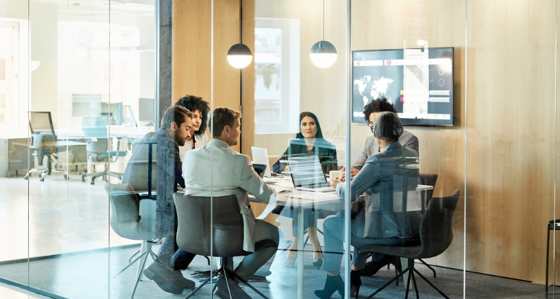 People in a meeting