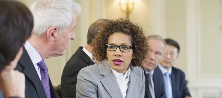 Government ministers in a meeting