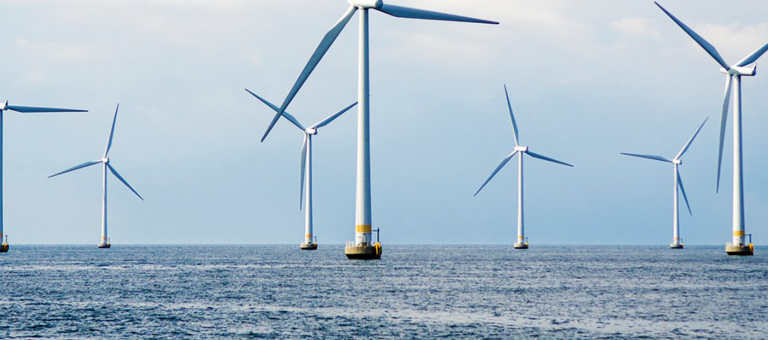 An offshore windfarm