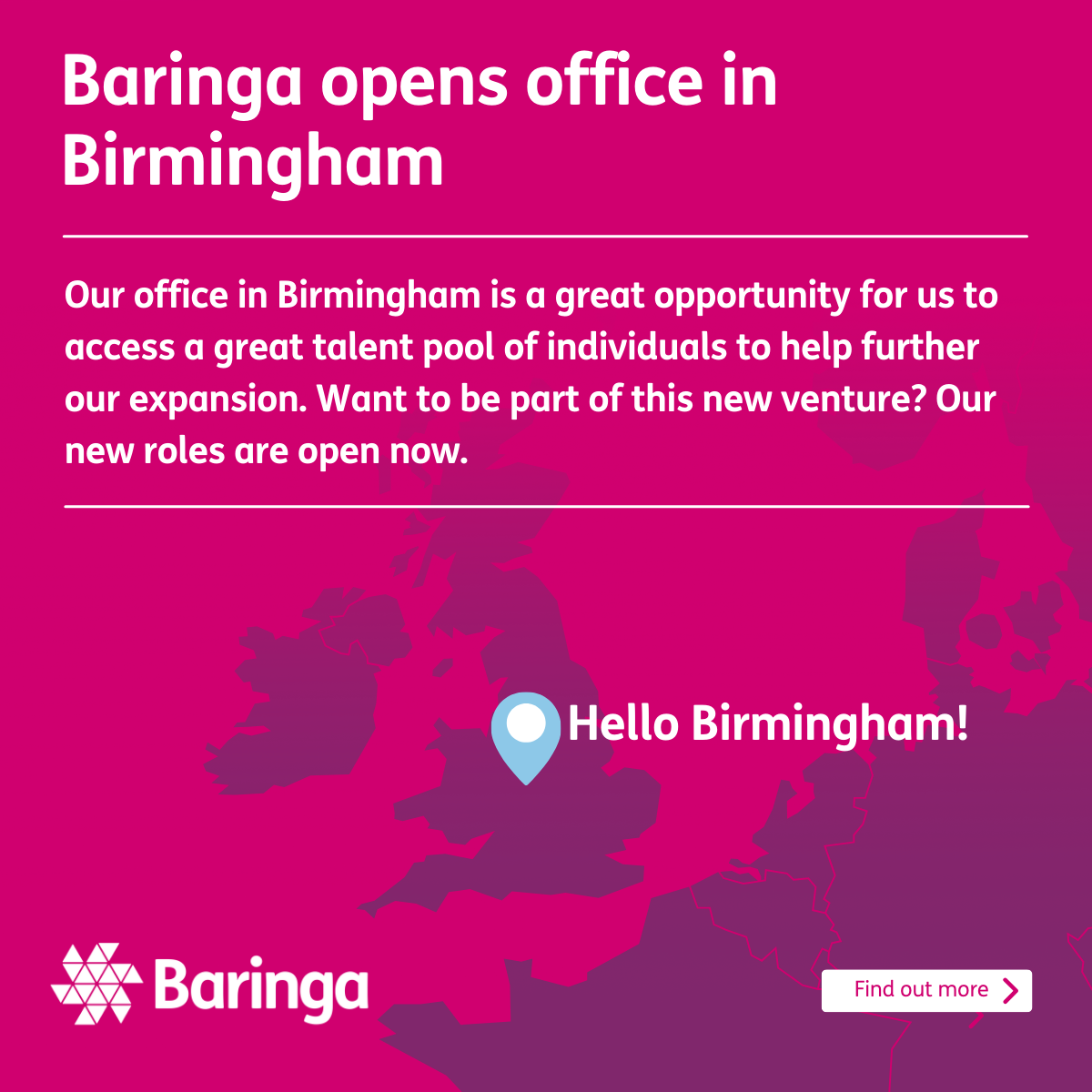 Baringa opens first Birmingham office Baringa