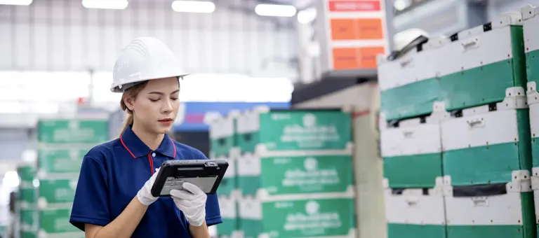 worker in warehouse