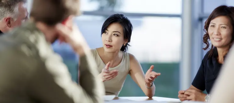 Group of people in a meeting