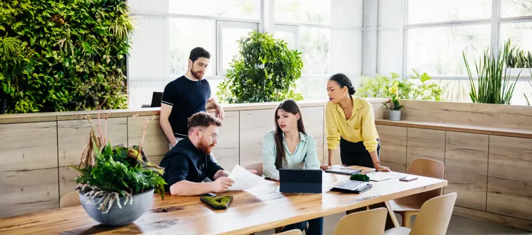 People developing their ESG strategy