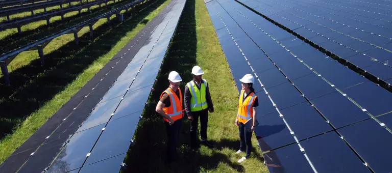 solar power workers