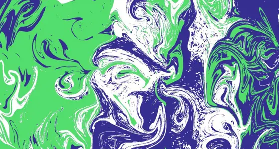 A stylised picture of the Earth