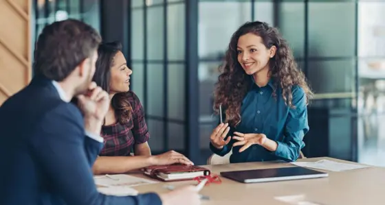 Group of colleague in a meeting