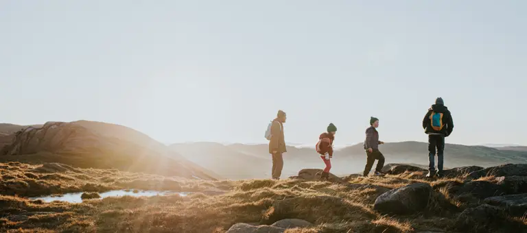 Group of hikers