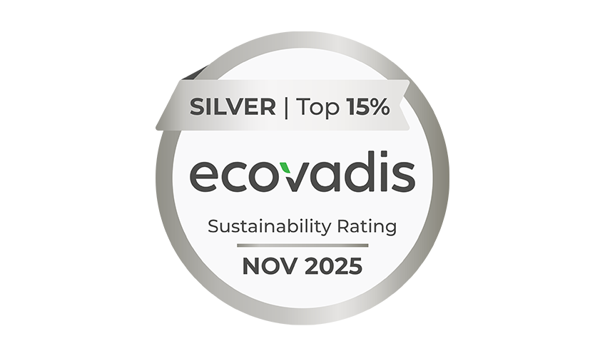Ecovadis 2025 - Silver medal top 15%