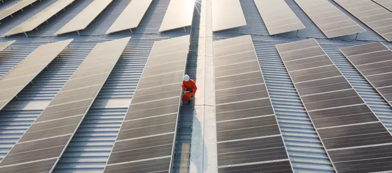 solar power worker