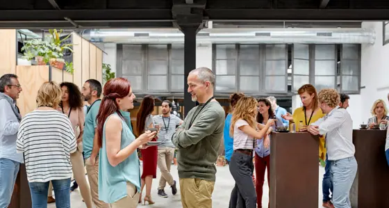 People meeting at a conference centre