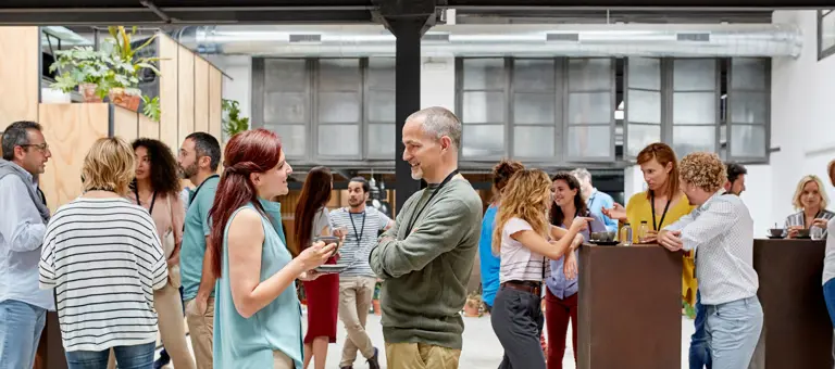 People meeting at a conference centre