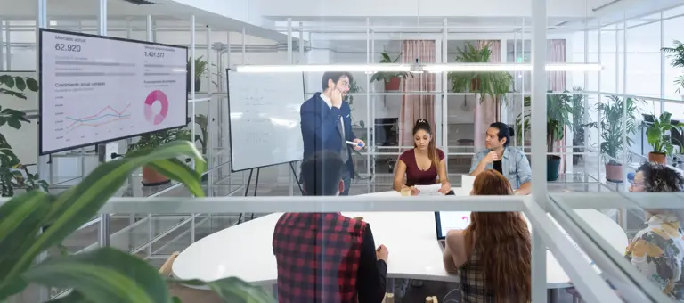 People in a meeting room