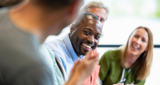 People in a meeting