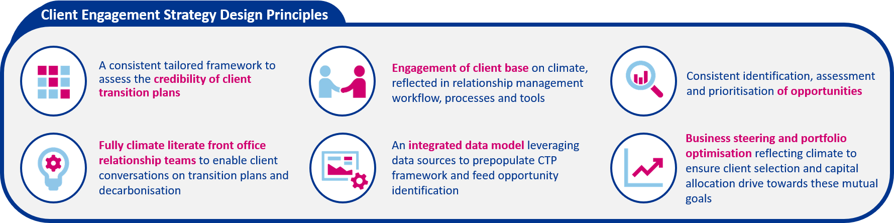 Client engagement strategy design principles