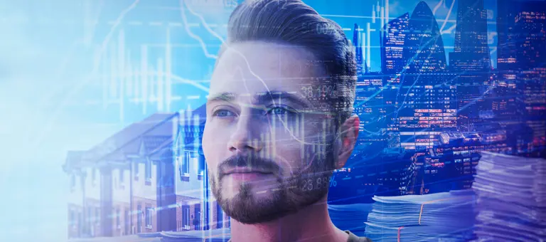 Young man with beard