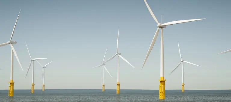 An offshore wind farm