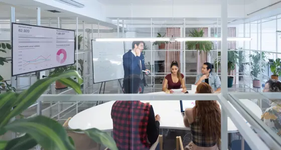 People in a meeting room